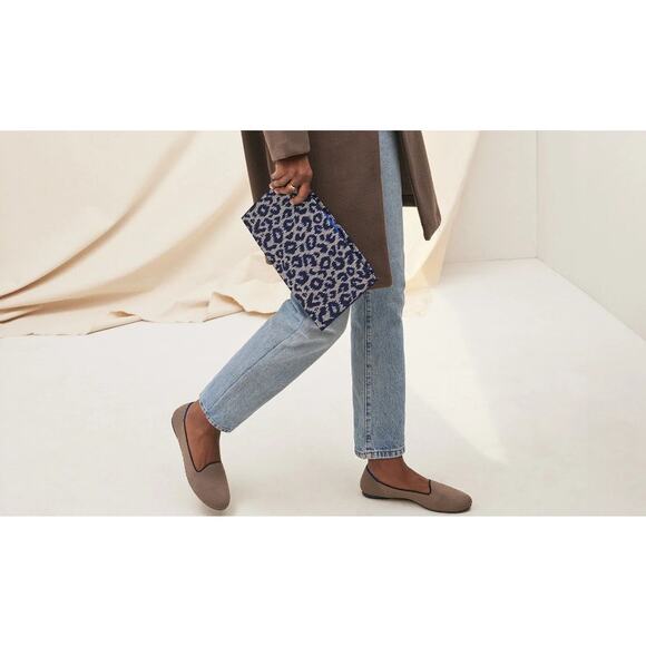 Rothys The Lounge Loafer in Sparrow Round Toe Slip on Mocha Loafers Flats‎ Sz 10 - Picture 1 of 10